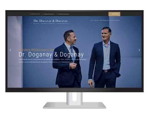 Dr. Doganay & Doganay Webseite 